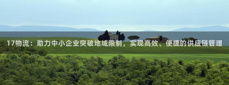 超凡国际注册教程：17物流：助力中小